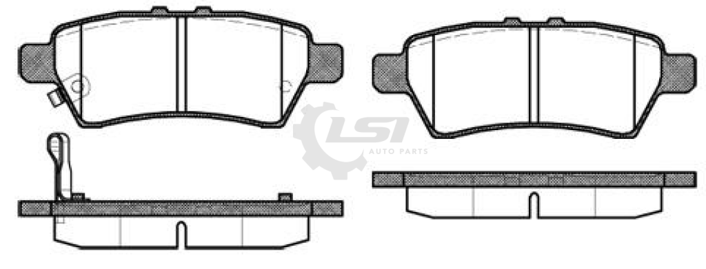 Rear Brake Pads And Disc Rotors Set For Nissan Navara D40 17 Wheel 2005- Kit