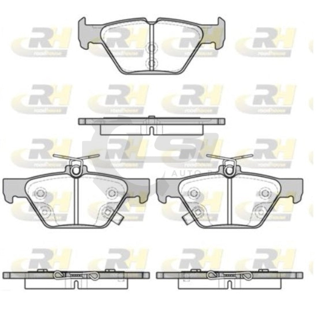 Rear Brake Pads And Disc Rotors Set Suits Subaru Xv 2.0L 2017 - 2022 285Mm Kit