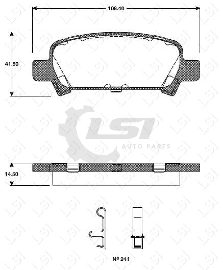 Rear Brake Pads And Rotors Set Suits Subaru Outback 2.5L Bg9 1998-2001 Disc Kit