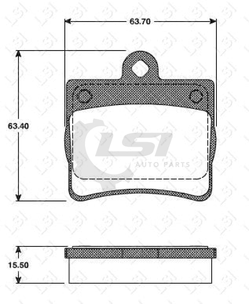 Rear Disc Rotor And Brake Pads For Mb W202 C180 C200 94-00 One Retaining Hole Kit
