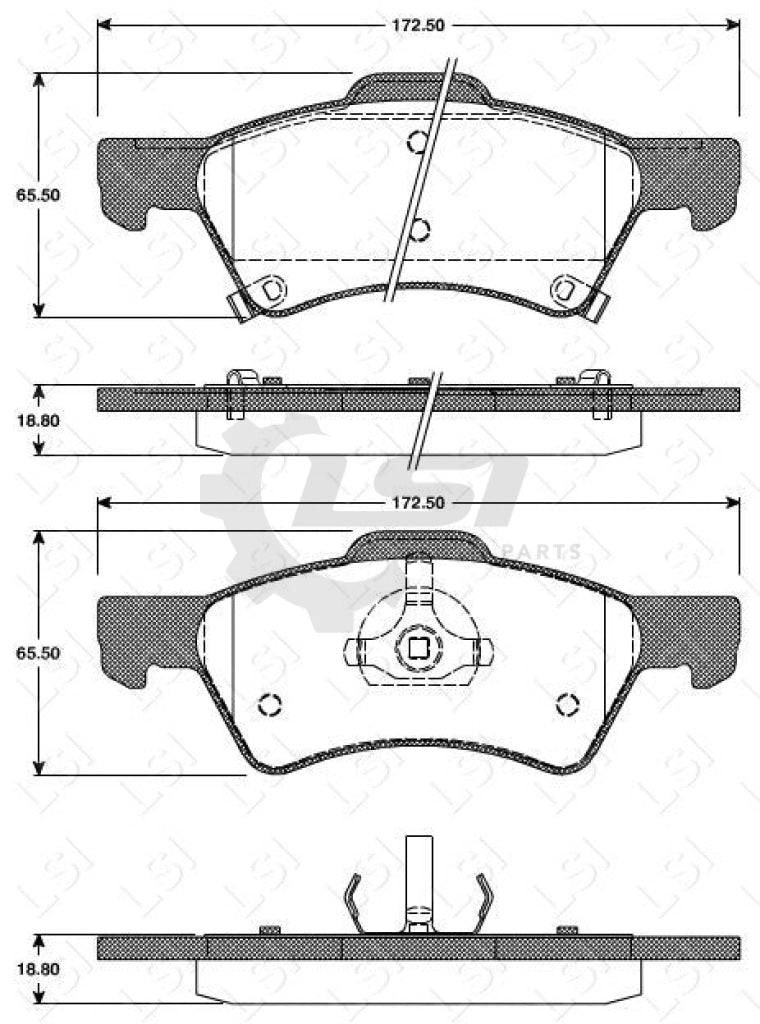 Remsa Brake Pads Fr Chrysler/ Dodge