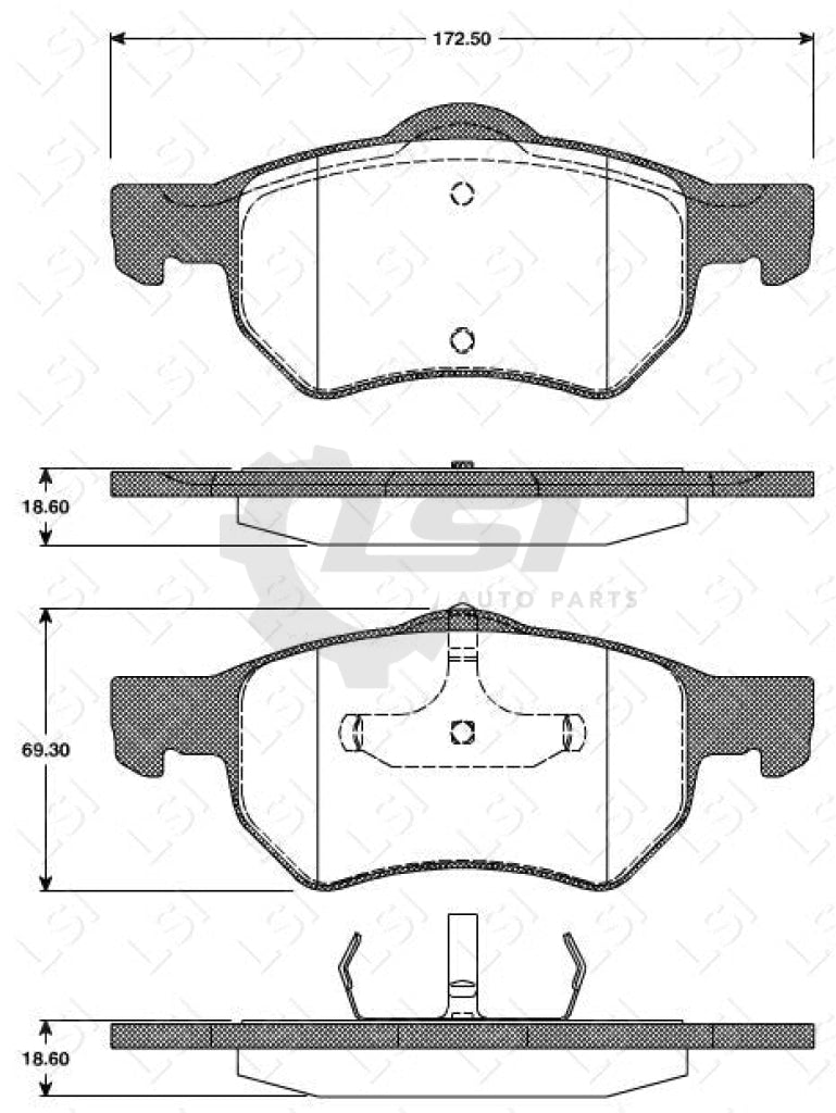 Remsa Brake Pads Fr Chrysler/ Dodge