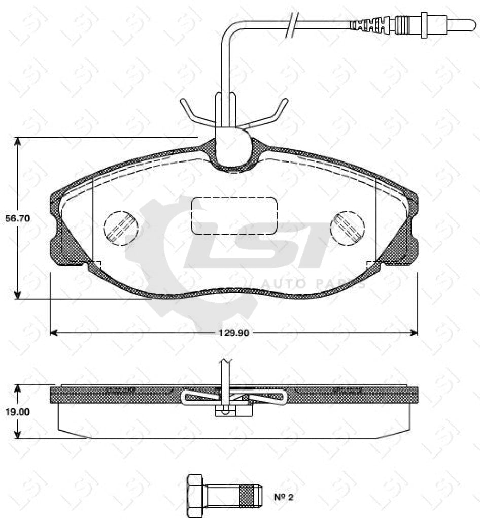 Remsa Brake Pads Fr Citroen/ Peugeot