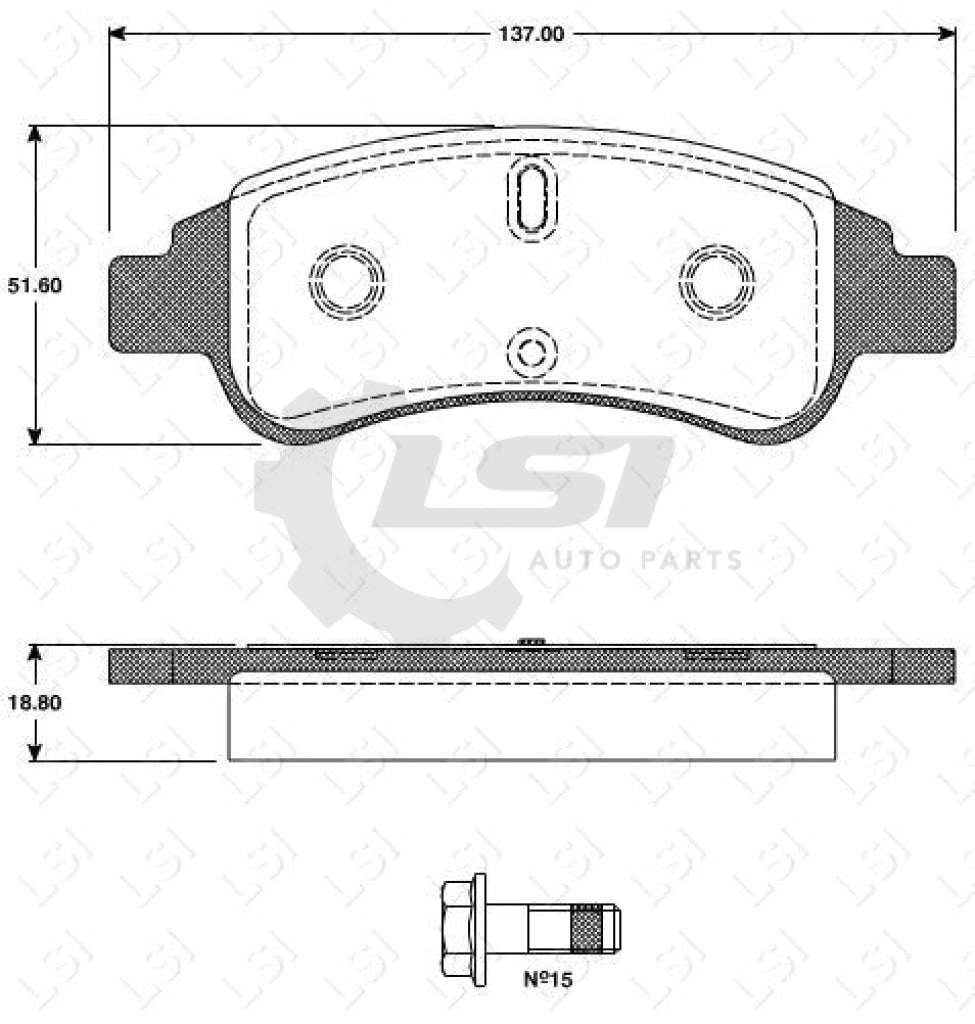 Remsa Brake Pads Fr Citroen/ Peugeot