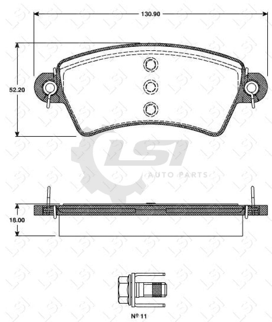 Remsa Brake Pads Fr Citroen/ Peugeot