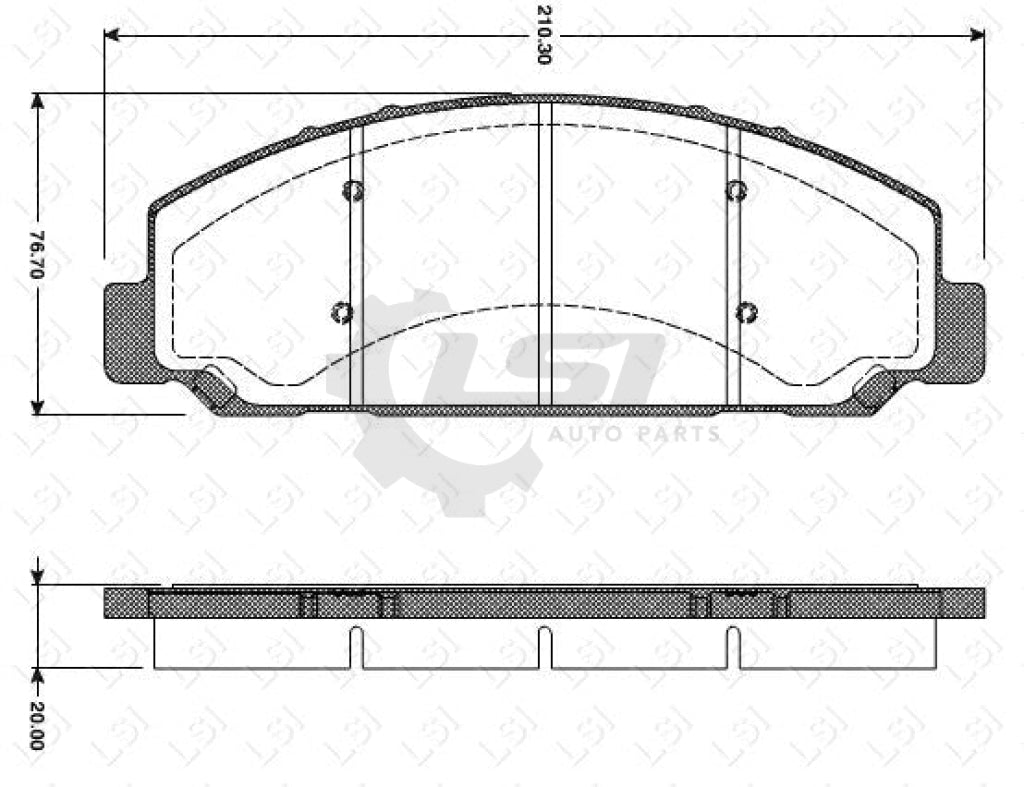 Remsa Brake Pads Fr Isuzu