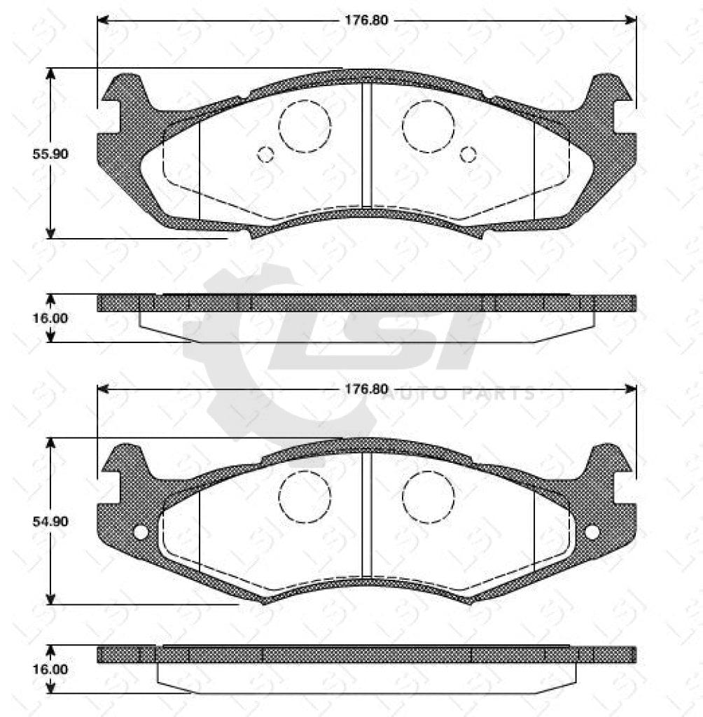 Remsa Brake Pads Fr Jeep