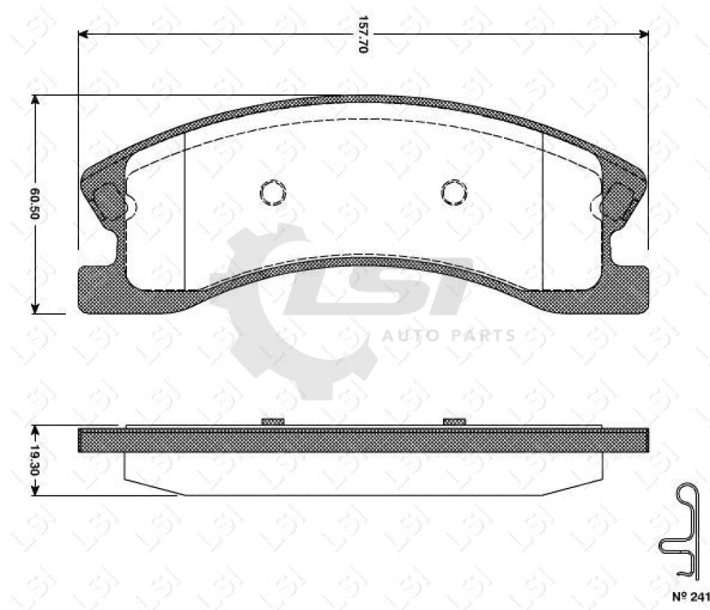 Remsa Brake Pads Fr Jeep