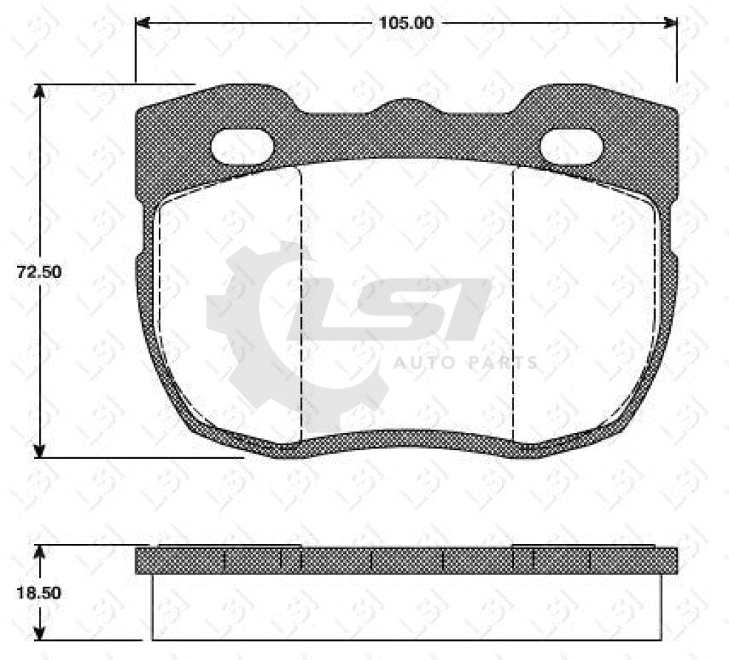 Remsa Brake Pads Fr Landrover