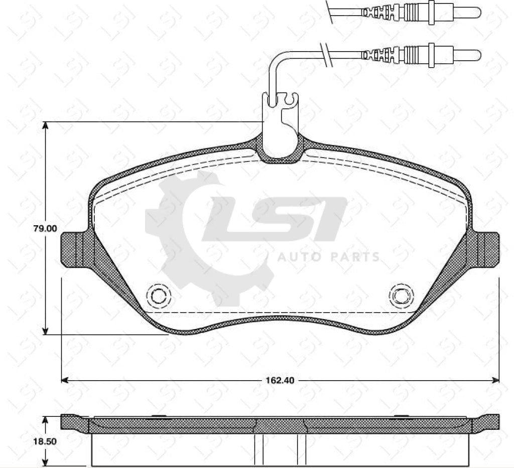 Remsa Brake Pads Fr Peugeot