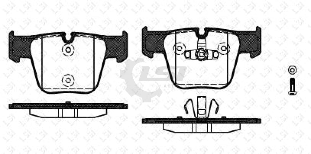 Remsa Brake Pads Mercedes Cl63 Amg Front