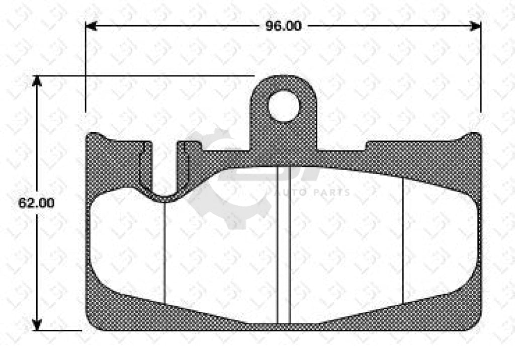 Remsa Brake Pads Rear Lexus