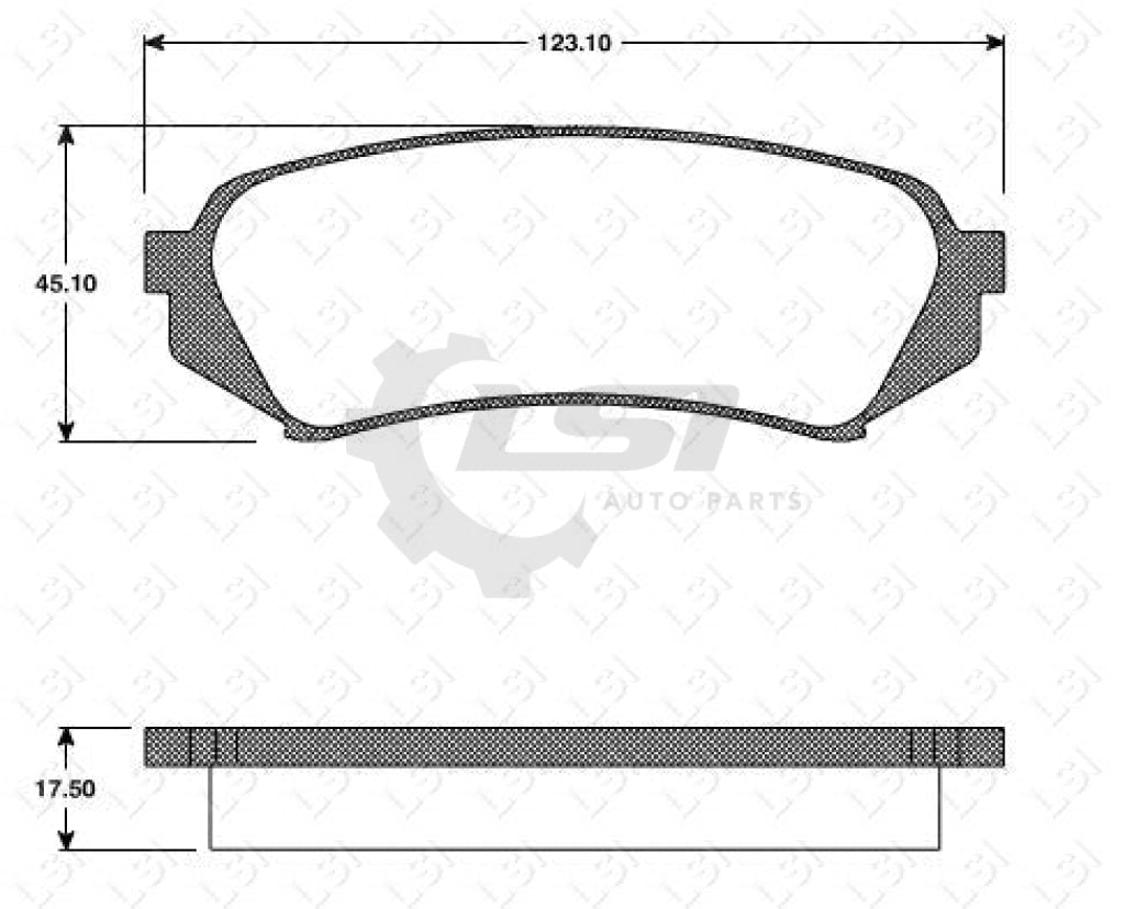 Remsa Brake Pads Rear Lexus/ Toyota
