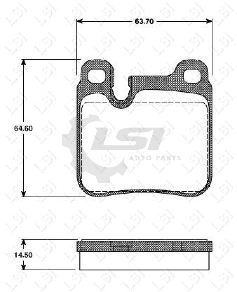 Remsa Brake Pads Rear Porsche