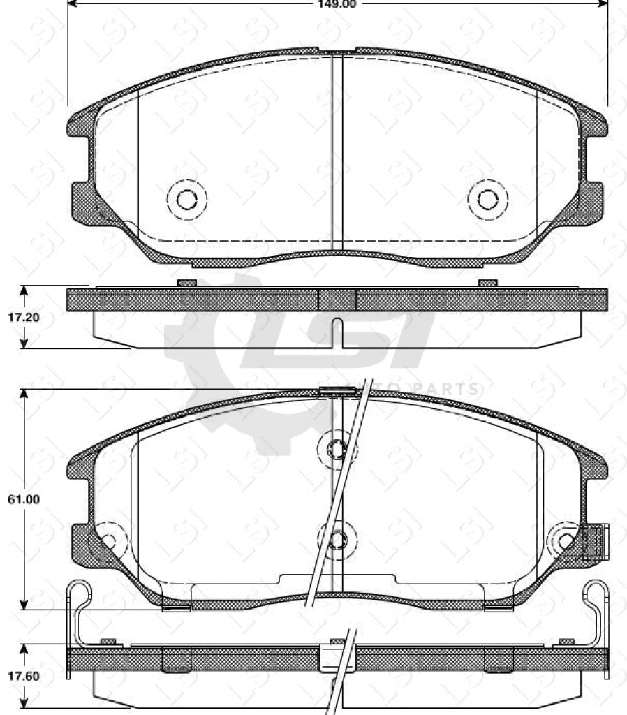 Remsa Ultra Ceramic Brake Pads