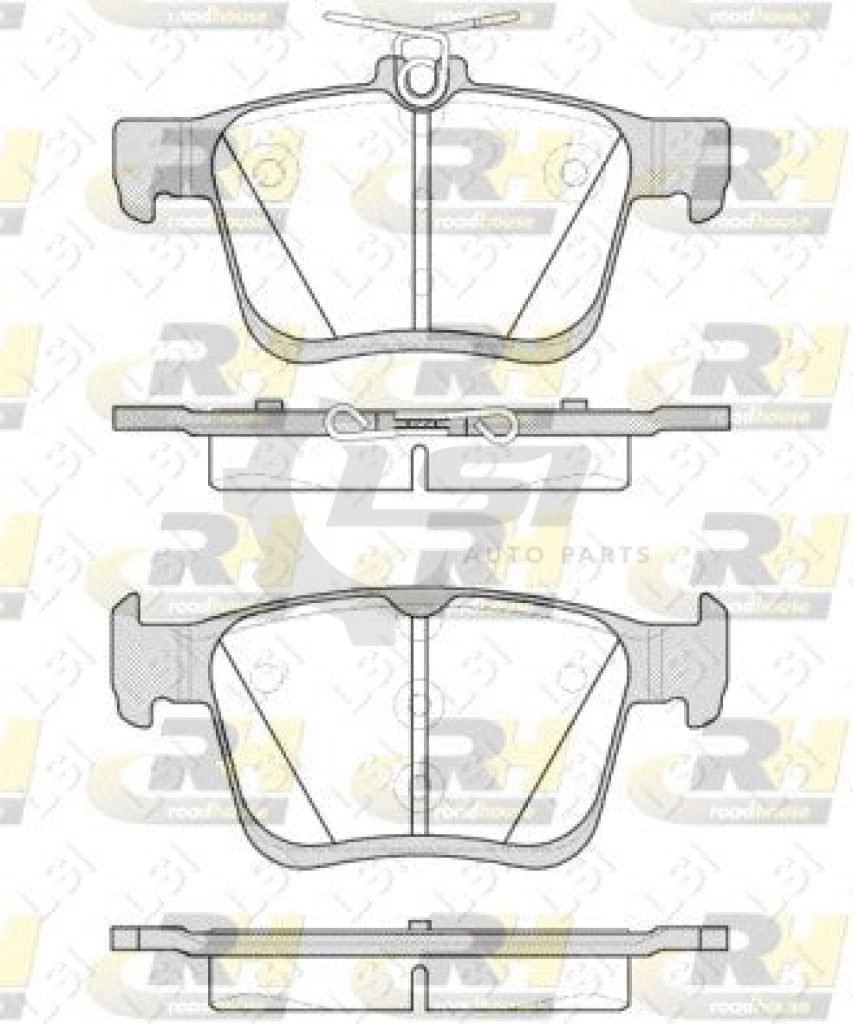 Roadhouse Brake Pad Rear Audi/Volkswagen Pads
