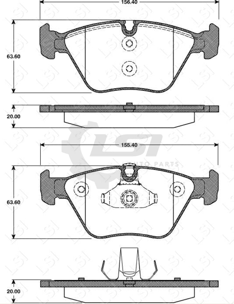 Roadhouse Brake Pads Fr Bmw