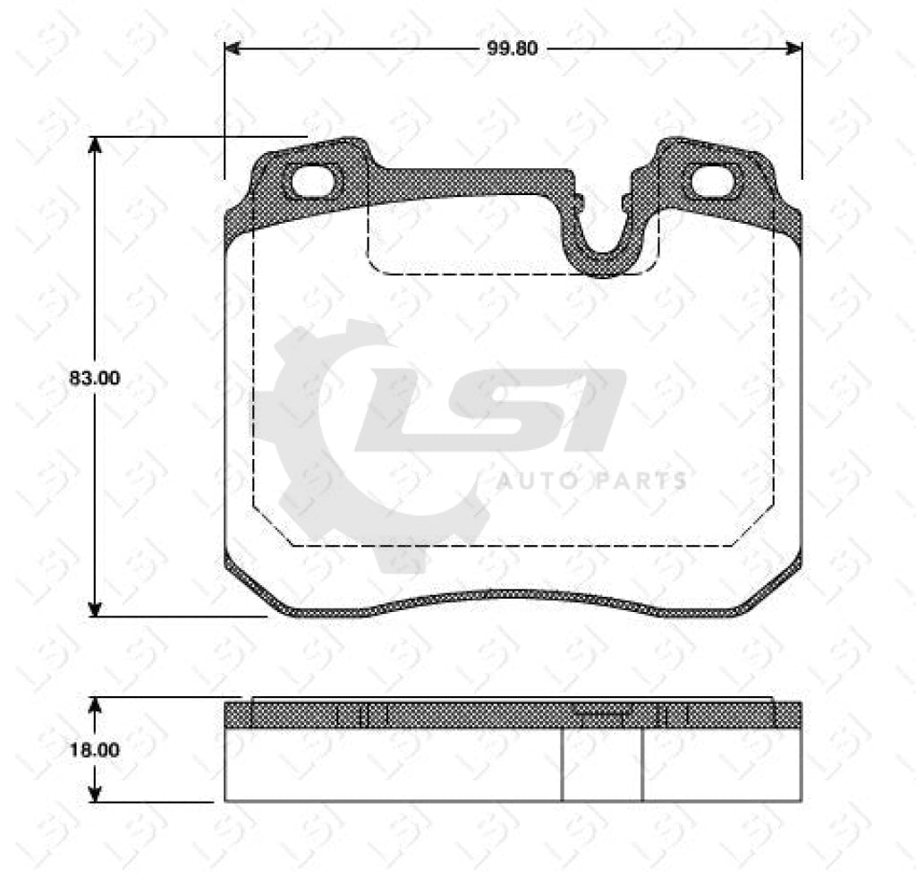 Roadhouse Brake Pads Fr Bmw