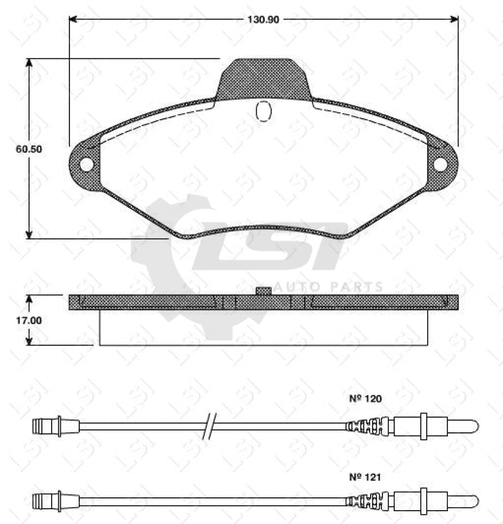 Roadhouse Brake Pads Fr Citroen