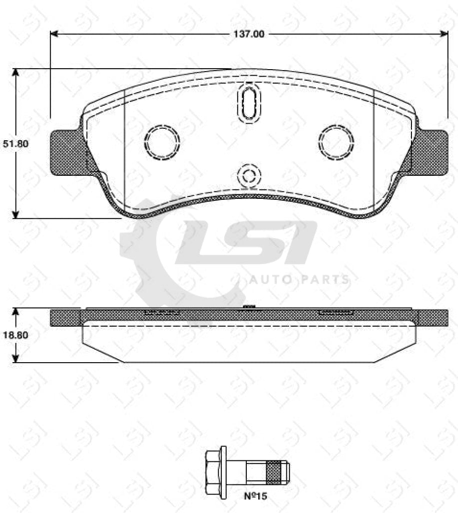 Roadhouse Brake Pads Fr Citroen/ Peugeot