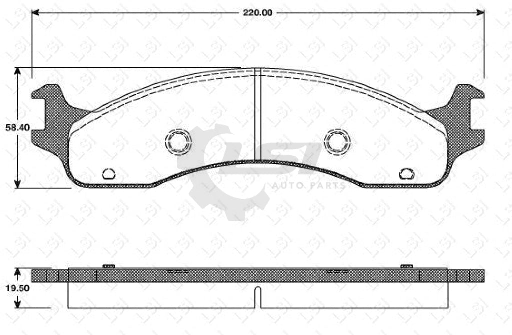 Roadhouse Brake Pads Fr Ford