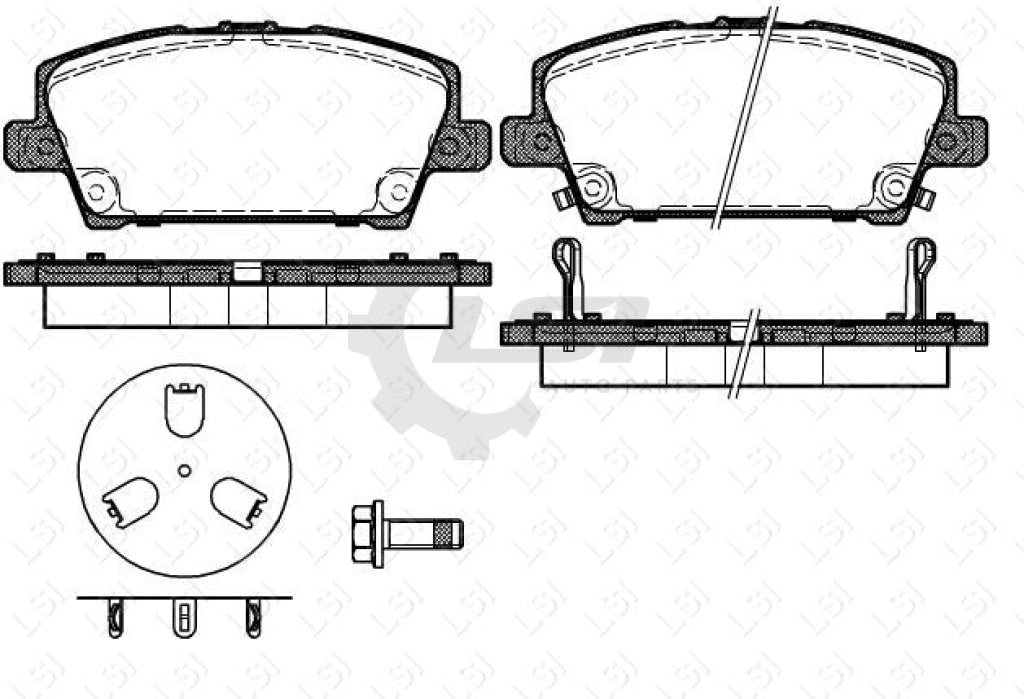 Roadhouse Brake Pads Fr Honda Civic 06-
