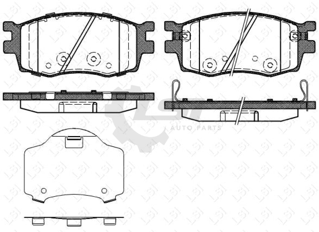 Roadhouse Brake Pads Fr Hyundai/ Kia
