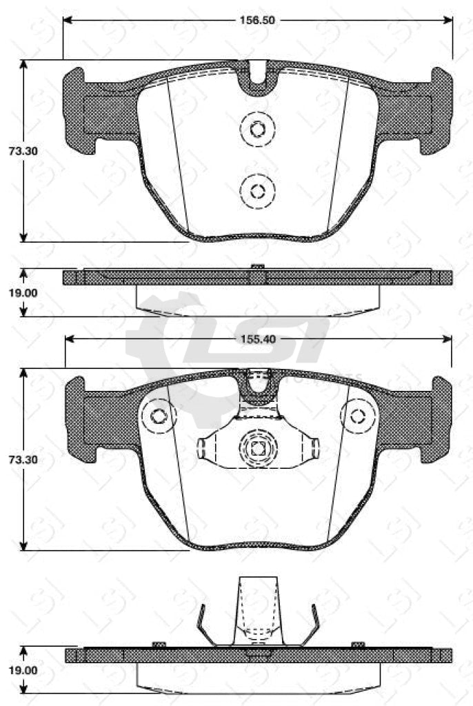 Roadhouse Brake Pads Fr Landrover