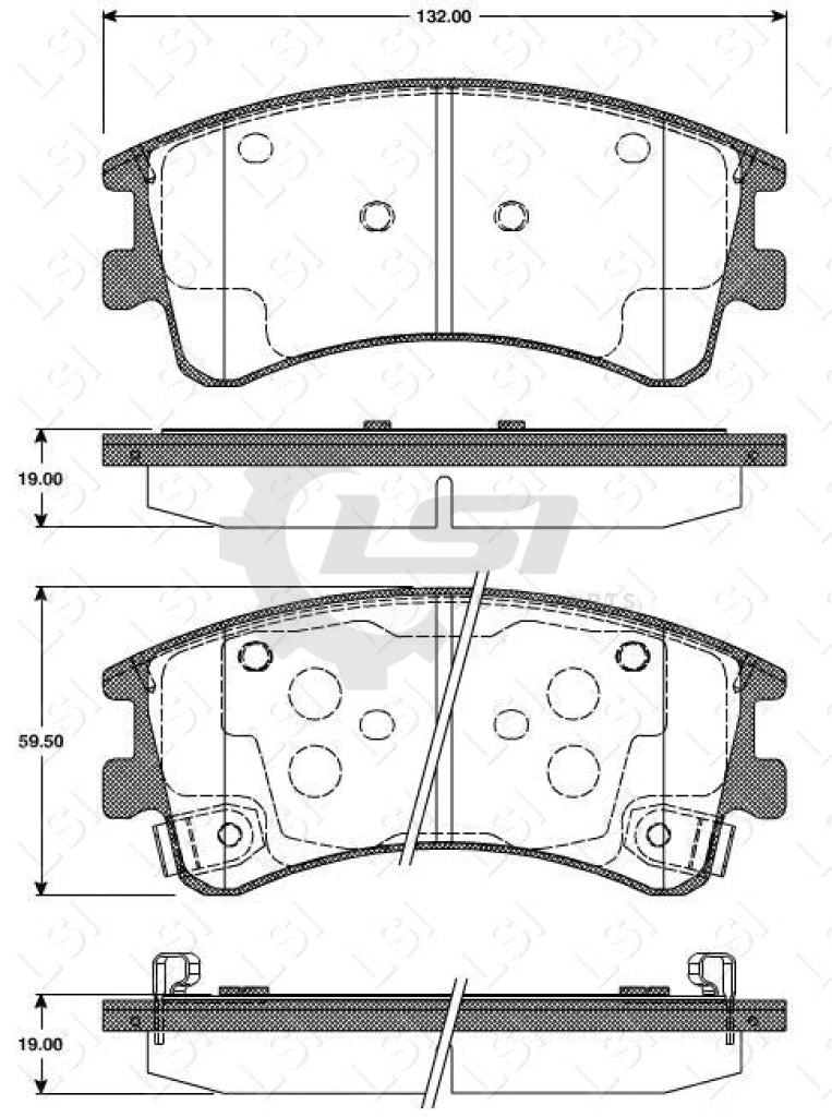 Roadhouse Brake Pads Fr Mazda