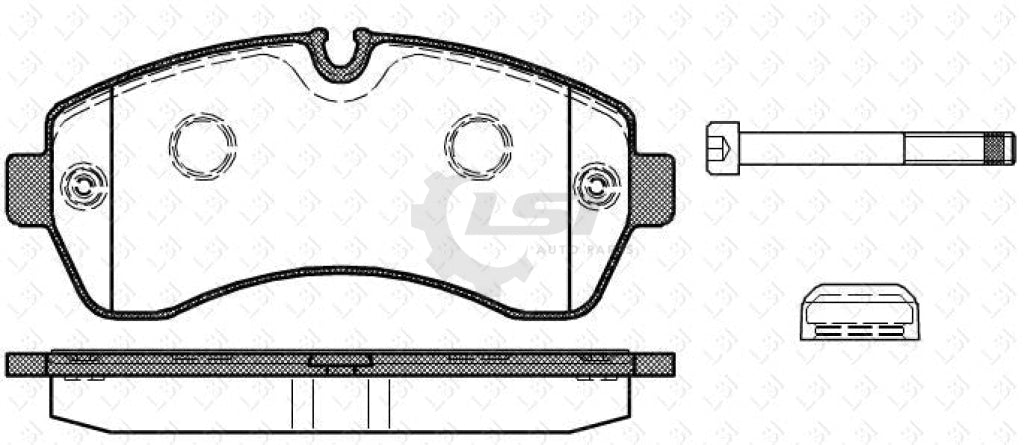 Roadhouse Brake Pads Fr Mercedes/Vw