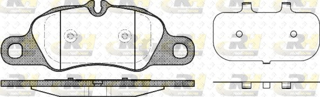 Roadhouse Brake Pads Fr Porsche
