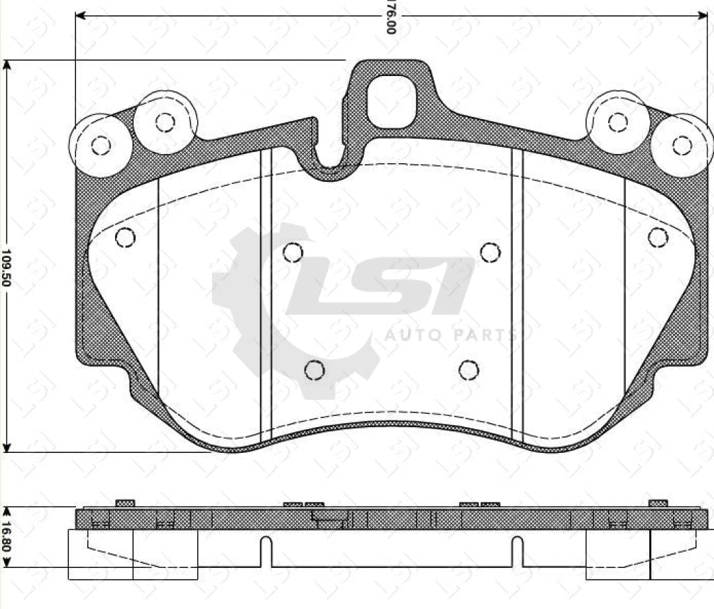 Roadhouse Brake Pads Fr Porsche