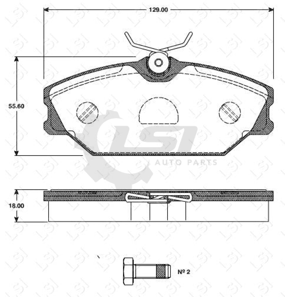 Roadhouse Brake Pads Fr Renault