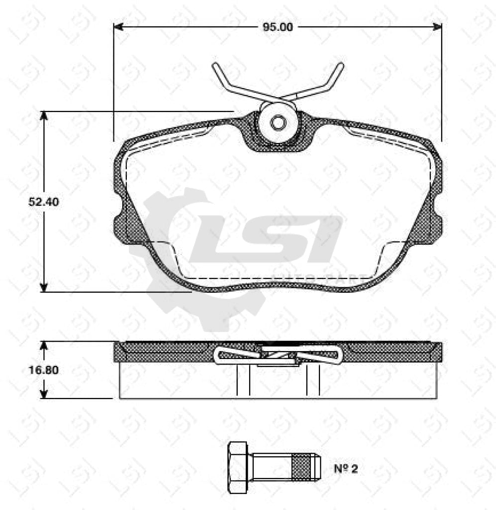 Roadhouse Brake Pads Fr Saab