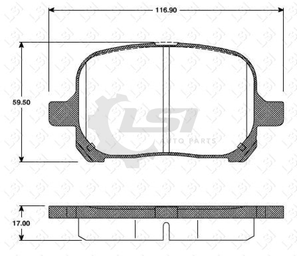 Roadhouse Brake Pads Fr Toyota