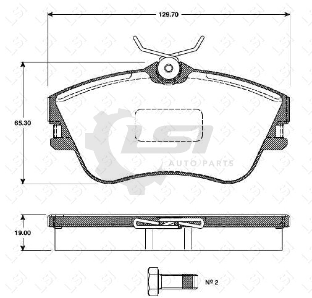 Roadhouse Brake Pads Fr Vw