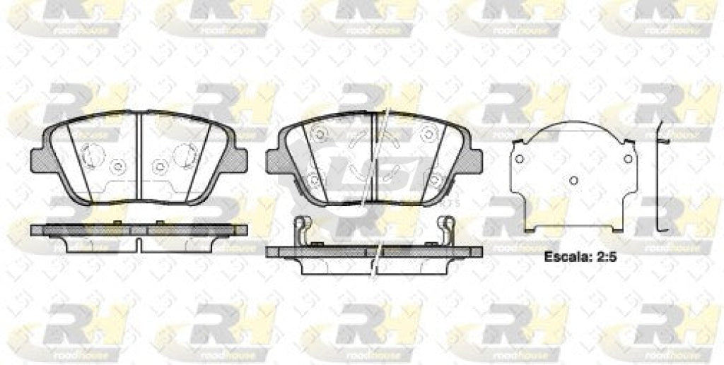 Roadhouse Brake Pads Front Hyundai/Kia