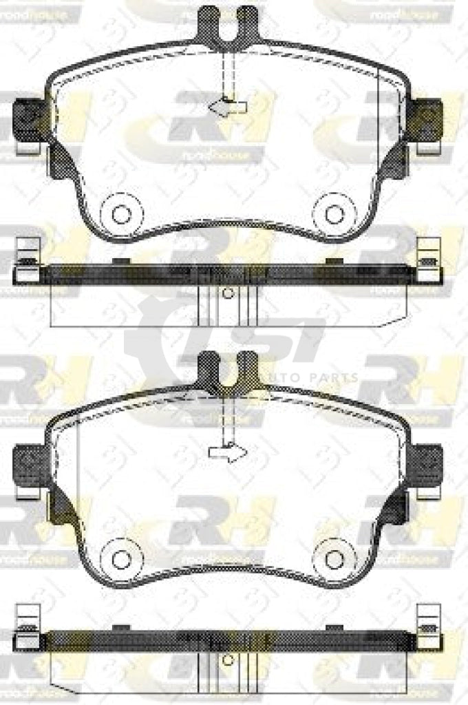 Roadhouse Brake Pads Front Mercedes B180 W246