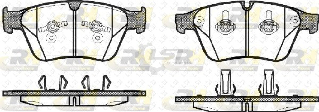 Roadhouse Brake Pads Front Ml63 Amg
