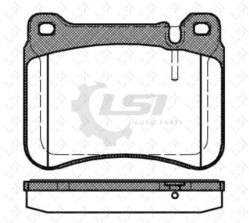 Roadhouse Brake Pads Front/Rear Mercedes Benz
