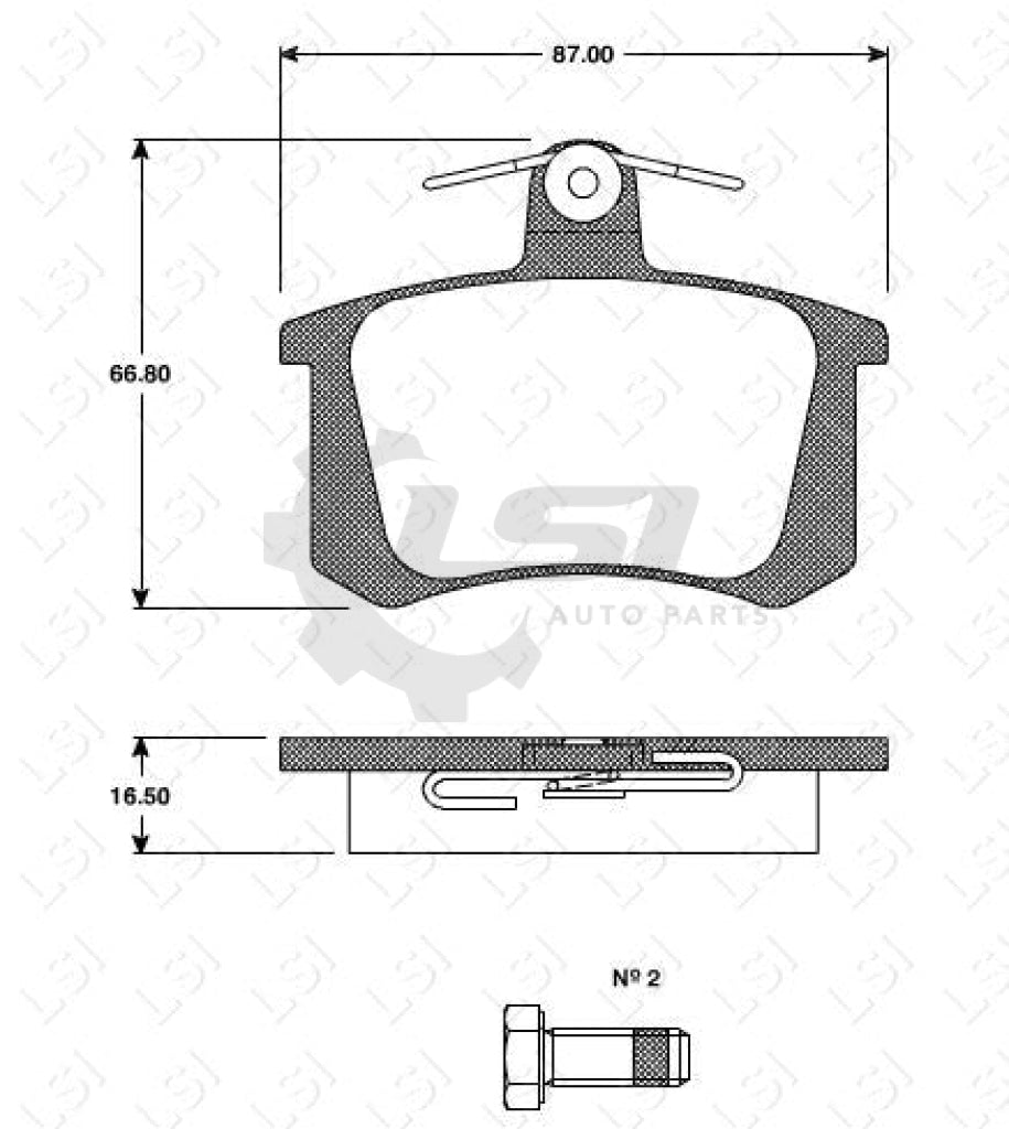 Roadhouse Brake Pads Rear Audi