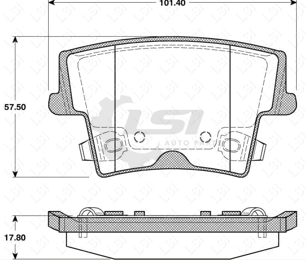 Roadhouse Brake Pads Rear Chrysler