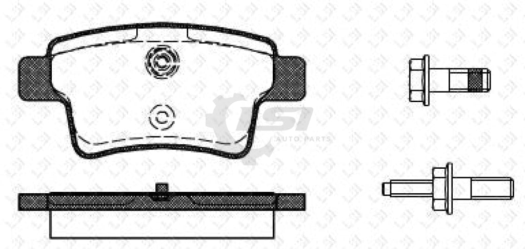 Roadhouse Brake Pads Rear Citroen