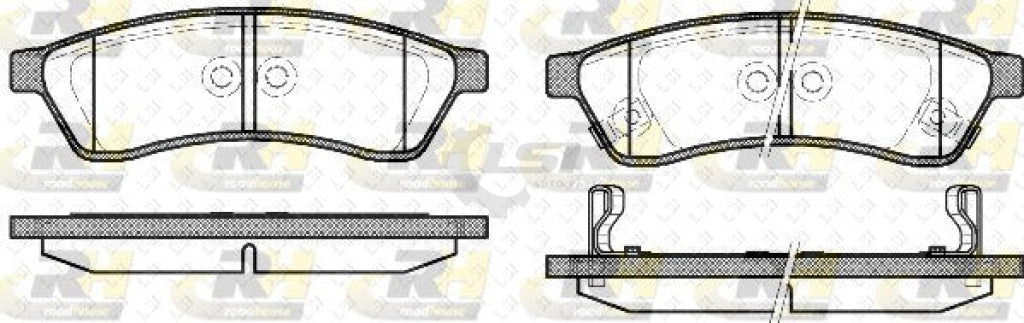 Roadhouse Brake Pads Rear Holden Epica