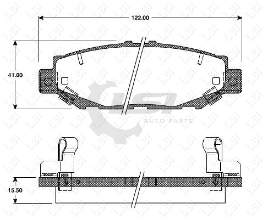 Roadhouse Brake Pads Rear Lexus