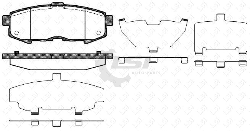 Roadhouse Brake Pads Rear Mazda