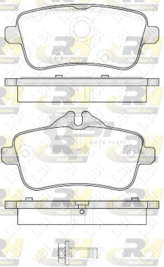 Roadhouse Brake Pads Rear Mercedes Benz Ml
