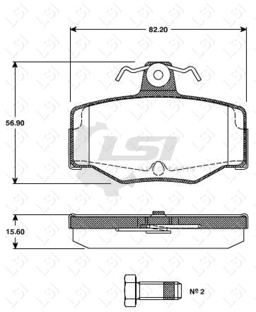 Roadhouse Brake Pads Rear Nissan