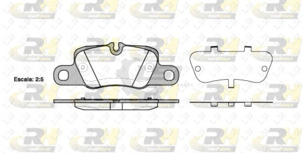 Roadhouse Brake Pads Rear Porsche Panamera