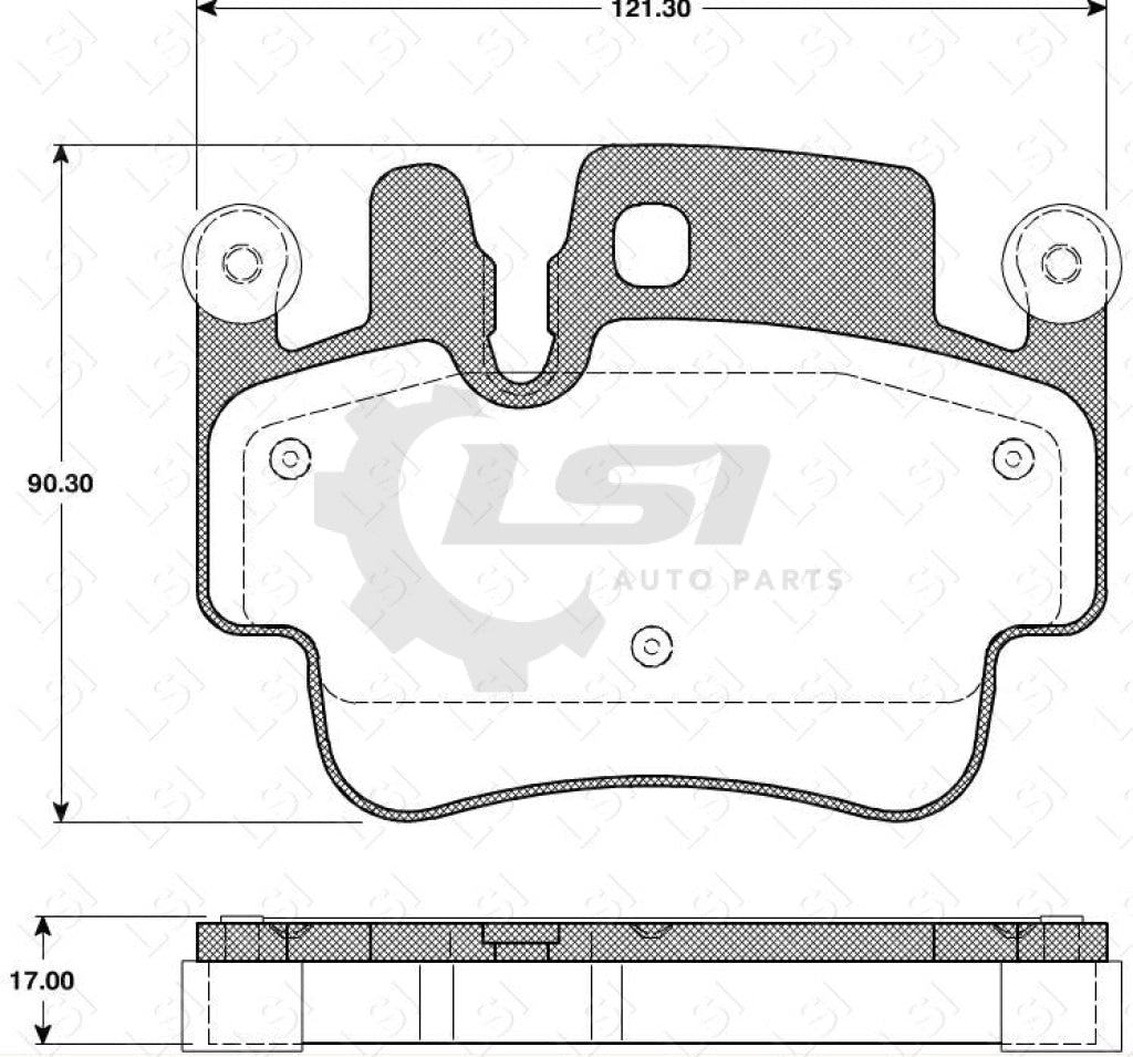 Roadhouse Brake Pads Rear Prosche